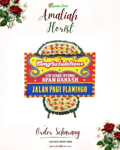 Bunga Papan Congratulation di Talang Banjar